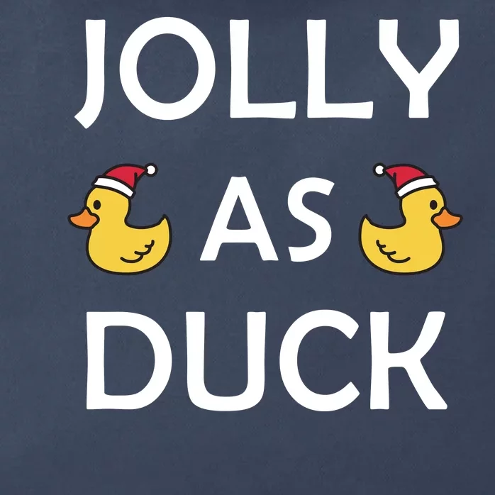 Jolly As Duck Zip Tote Bag