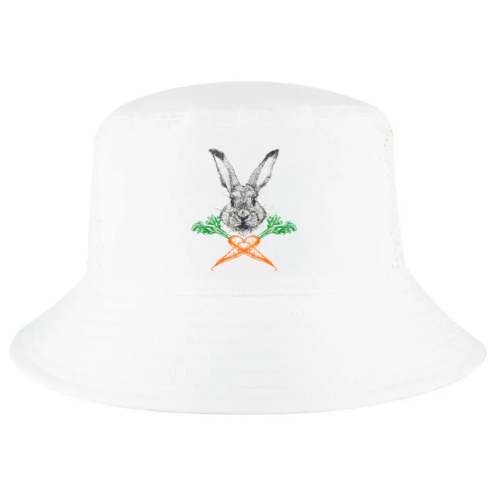 Jolly Roger Easter Bunny Crossbone Carrots Rabbit Cool Comfort Performance Bucket Hat