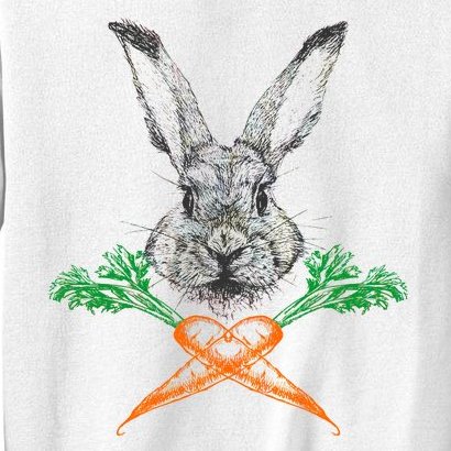 Jolly Roger Easter Bunny Crossbone Carrots Rabbit Sweatshirt