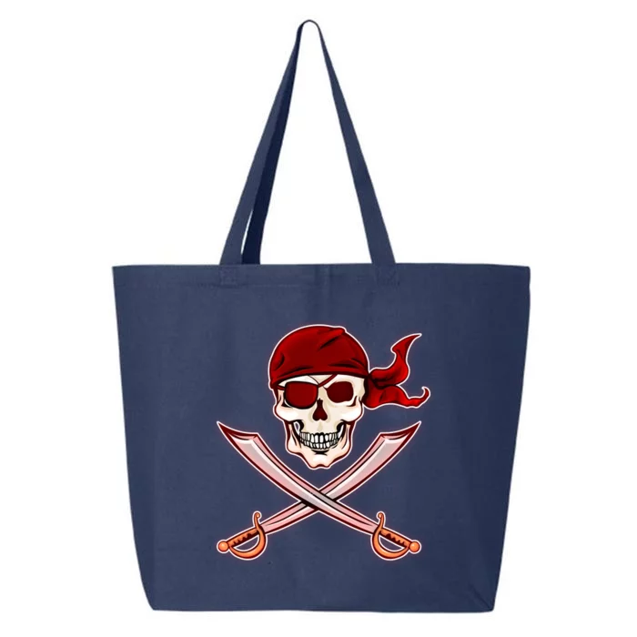 Jolly Roger Pirate Skull Flag Logo 25L Jumbo Tote