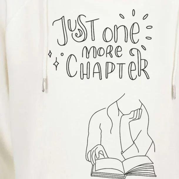 Just One More Chapter Womens Funnel Neck Pullover Hood