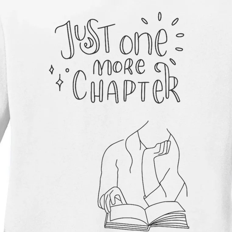 Just One More Chapter Ladies Long Sleeve Shirt