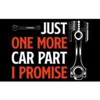 Just One More Car Part I Promise Car Enthusiast Gift Bumper Sticker