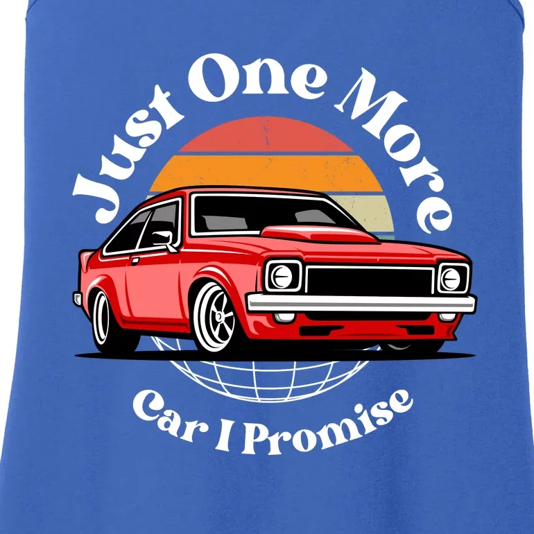 Just One More Car I Promise Ladies Essential Tank