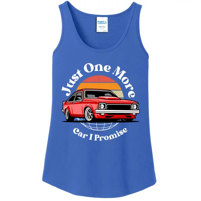 Just One More Car I Promise Ladies Essential Tank