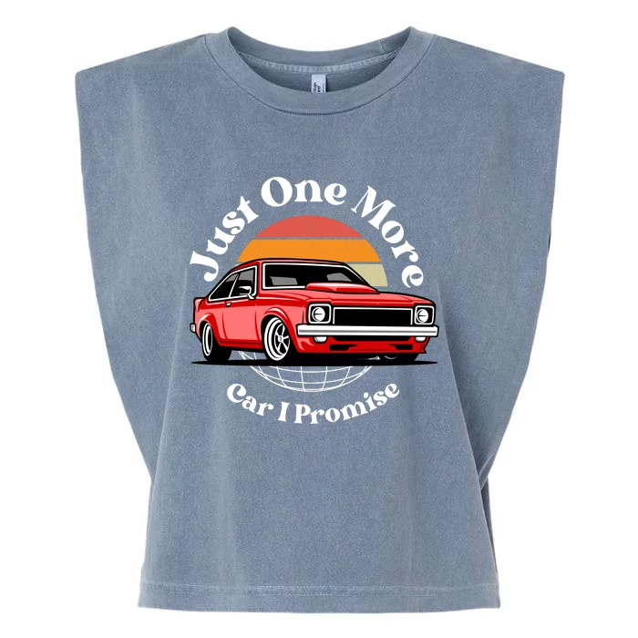 Just One More Car I Promise Garment-Dyed Women's Muscle Tee