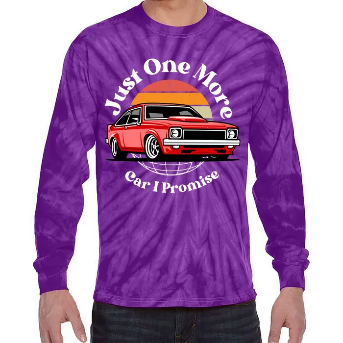 Just One More Car I Promise Tie-Dye Long Sleeve Shirt