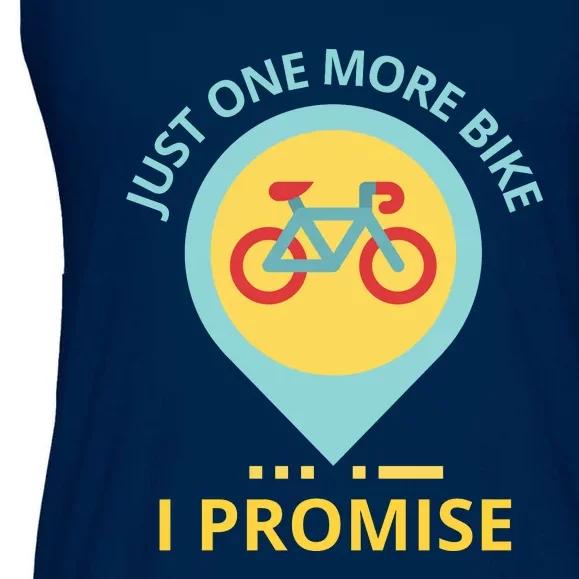 Just One More Bike I Promise Funny Bicycle Ladies Essential Flowy Tank