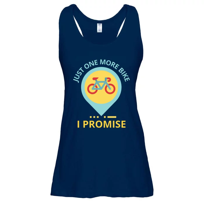 Just One More Bike I Promise Funny Bicycle Ladies Essential Flowy Tank