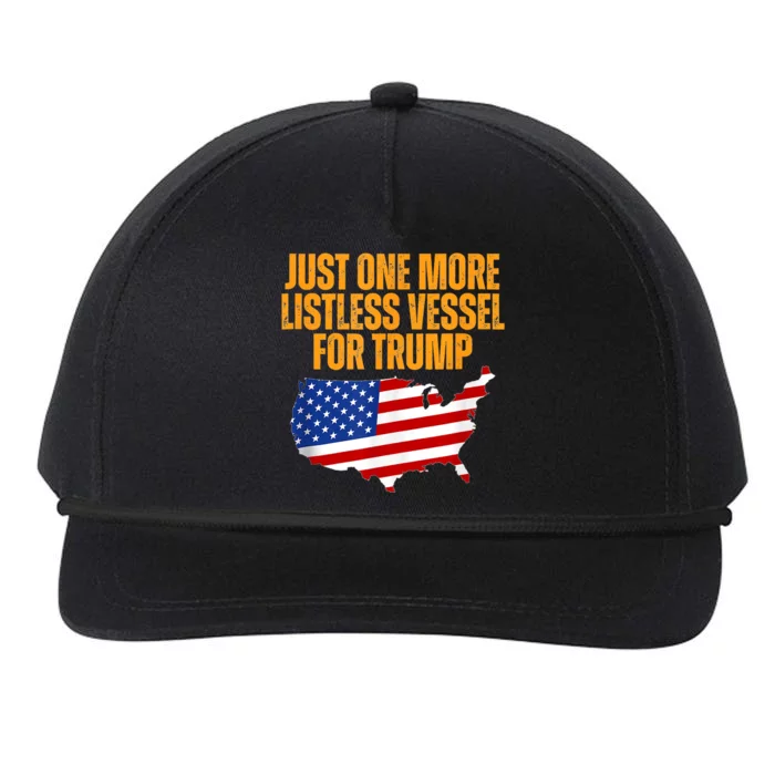 Just One More Listless Vessel For Trump Snapback Five-Panel Rope Hat