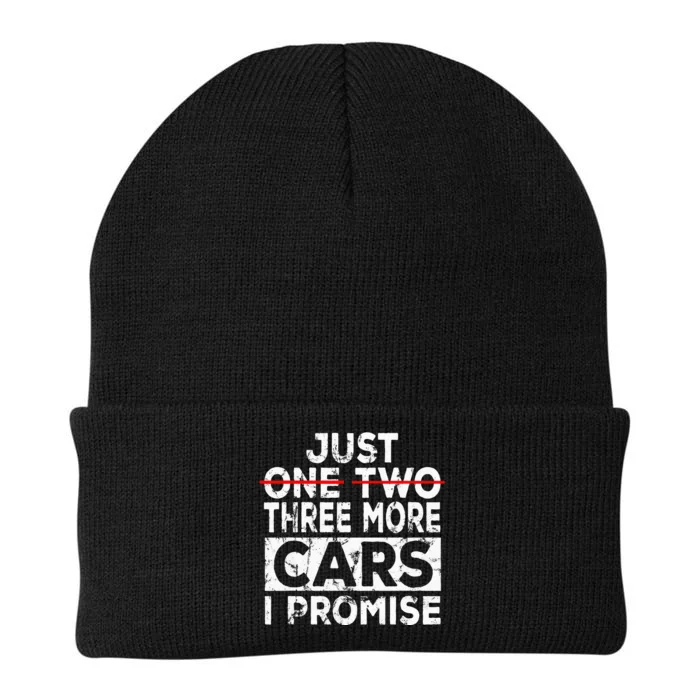 Just One More Car I Promise Mechanic Gift Car Lover Garage Knit Cap Winter Beanie