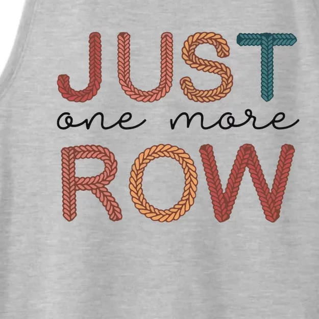 Just One More Row Yarn Ladies Tri-Blend Wicking Tank