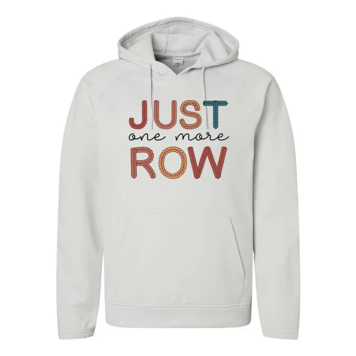 Just One More Row Yarn Performance Fleece Hoodie