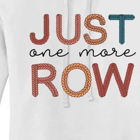 Just One More Row Yarn Women's Pullover Hoodie