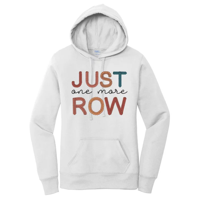 Just One More Row Yarn Women's Pullover Hoodie