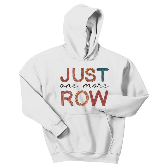 Just One More Row Yarn Kids Hoodie