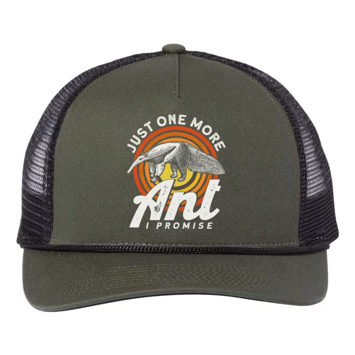 Just One More Ant I Promise Anteater Retro Rope Trucker Hat Cap