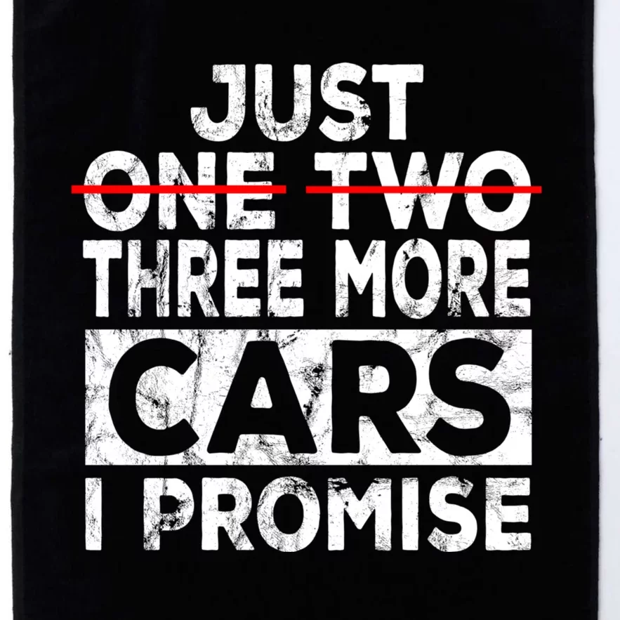 Just One More Car I Promise Mechanic Gift Car Lover Garage Platinum Collection Golf Towel