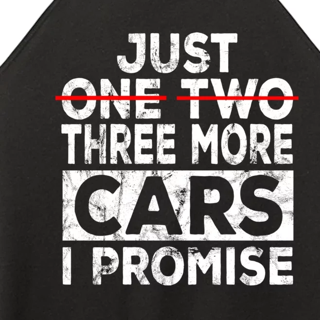 Just One More Car I Promise Mechanic Gift Car Lover Garage Women’s Perfect Tri Rocker Tank