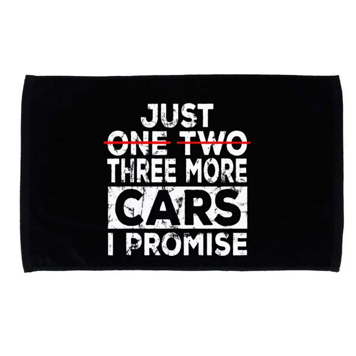 Just One More Car I Promise Mechanic Gift Car Lover Garage Microfiber Hand Towel