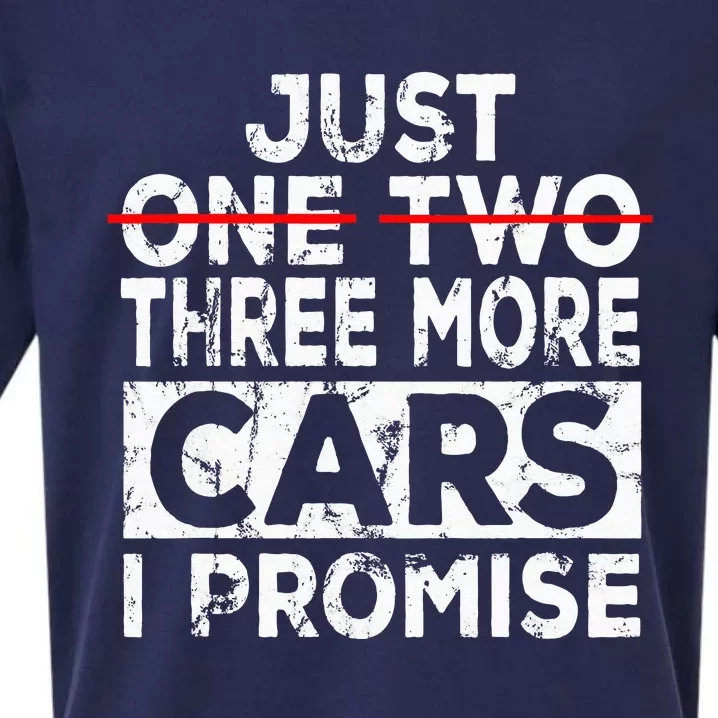 Just One More Car I Promise Mechanic Gift Car Lover Garage Sueded Cloud Jersey T-Shirt