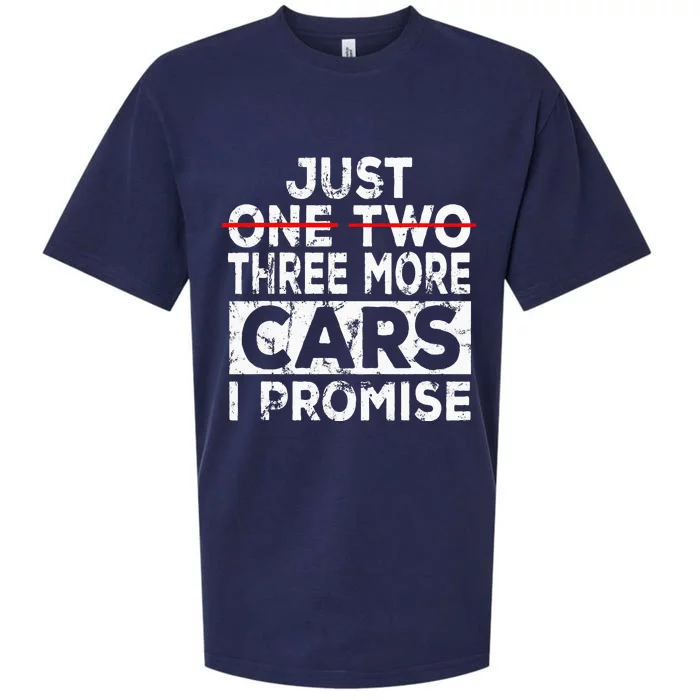 Just One More Car I Promise Mechanic Gift Car Lover Garage Sueded Cloud Jersey T-Shirt