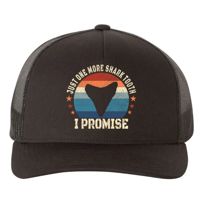 Just One More Shark th I Promise Fossil Hunter Yupoong Adult 5-Panel Trucker Hat