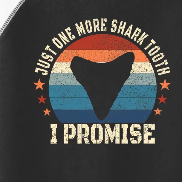 Just One More Shark th I Promise Fossil Hunter Toddler Fine Jersey T-Shirt