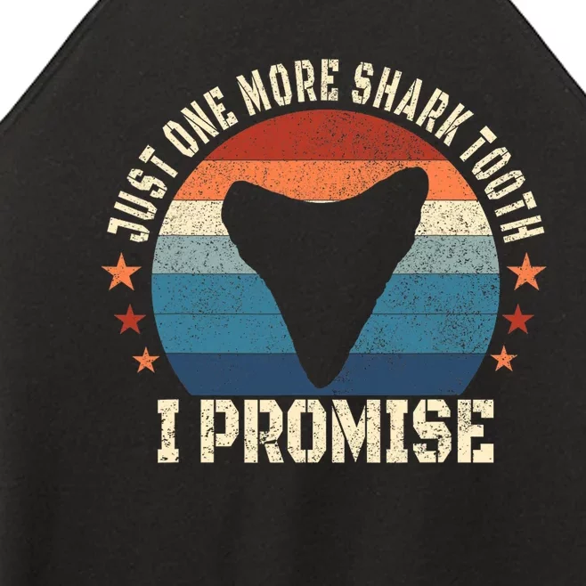 Just One More Shark th I Promise Fossil Hunter Women’s Perfect Tri Rocker Tank