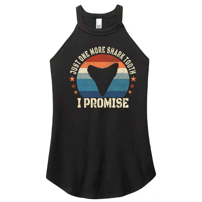 Just One More Shark th I Promise Fossil Hunter Women’s Perfect Tri Rocker Tank