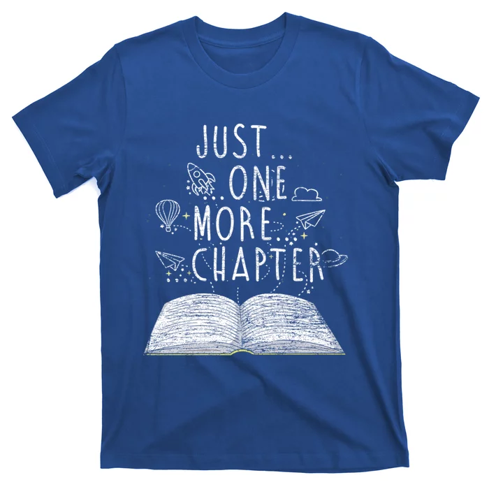 Just One More Chapter Reading Books Cute Gift T-Shirt