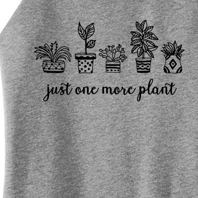 Just One More Plant Women’s Perfect Tri Rocker Tank