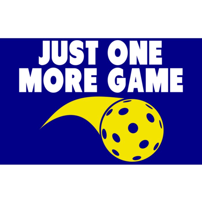 Just One More Game Pickleball Gift Bumper Sticker