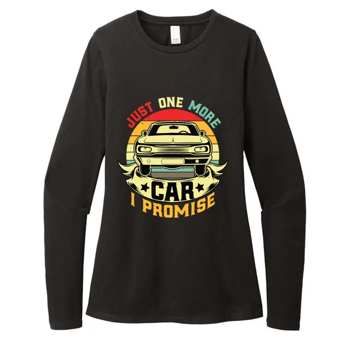 Just One More Car I Promise Funny Car Lover Car Collectors Womens CVC Long Sleeve Shirt