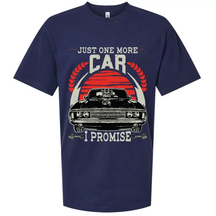 Just One More Car I Promise Gift Funny Car Lover Mechanic Sueded Cloud Jersey T-Shirt