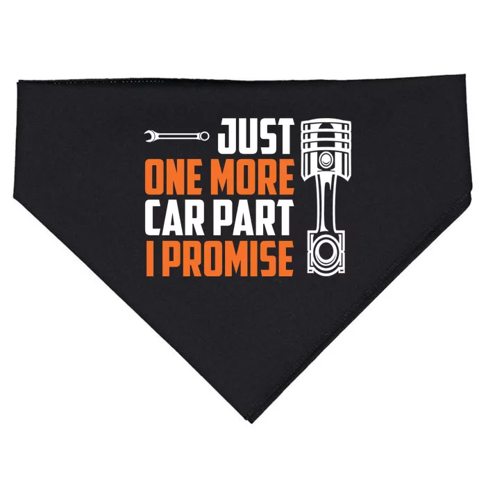 Just One More Car Part I Promise USA-Made Doggie Bandana