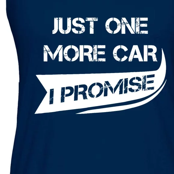 Just One More Car: Funny Racing Car Lover Gift Ladies Essential Flowy Tank