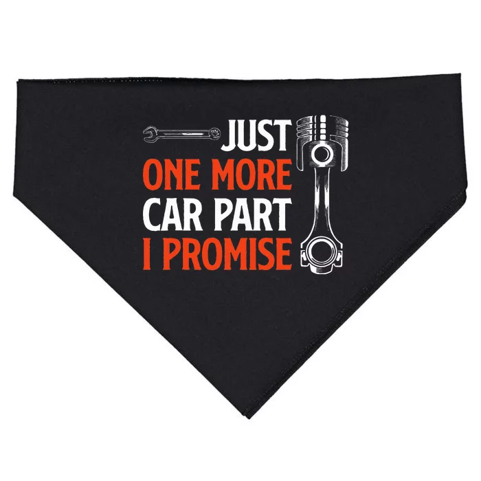 Just One More Car Part I Promise  Car Enthusiast Gift USA-Made Doggie Bandana