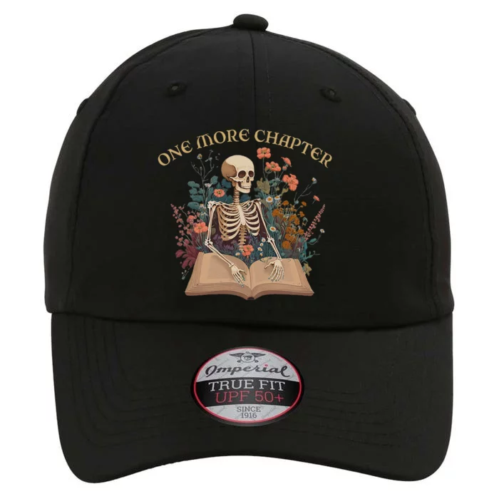 Just One More Chapter Skeleton Reading Book Lover Bookish The Original Performance Cap