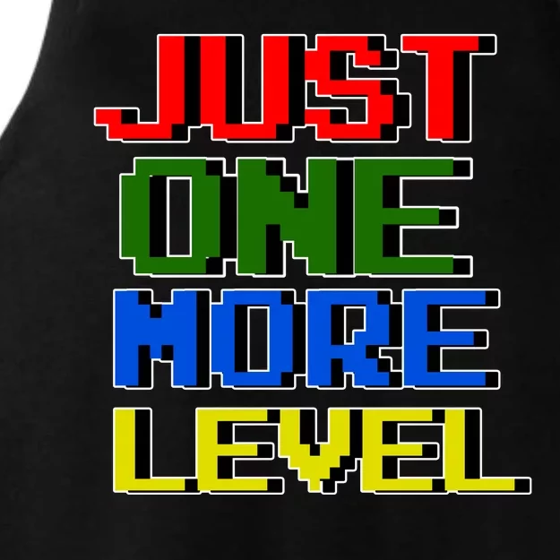 Just One More Level Funny Video Gamer Ladies Tri-Blend Wicking Tank