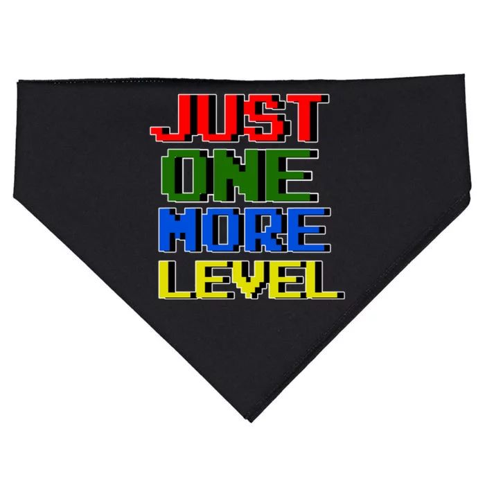 Just One More Level Funny Video Gamer USA-Made Doggie Bandana