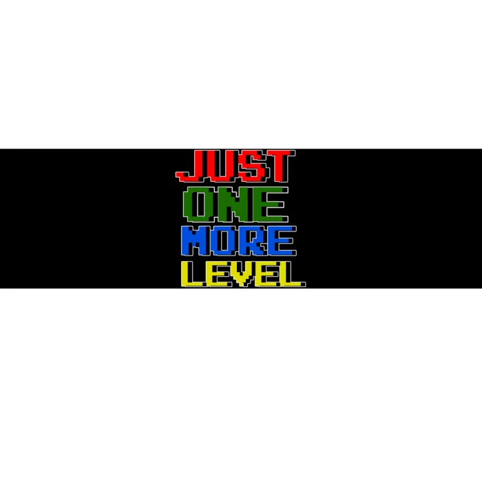 Just One More Level Funny Video Gamer Bumper Sticker