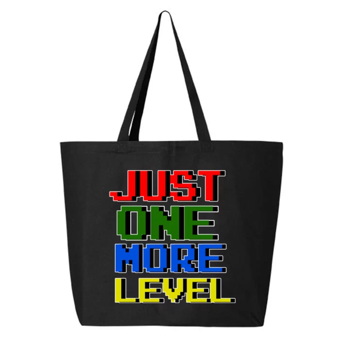 Just One More Level Funny Video Gamer 25L Jumbo Tote