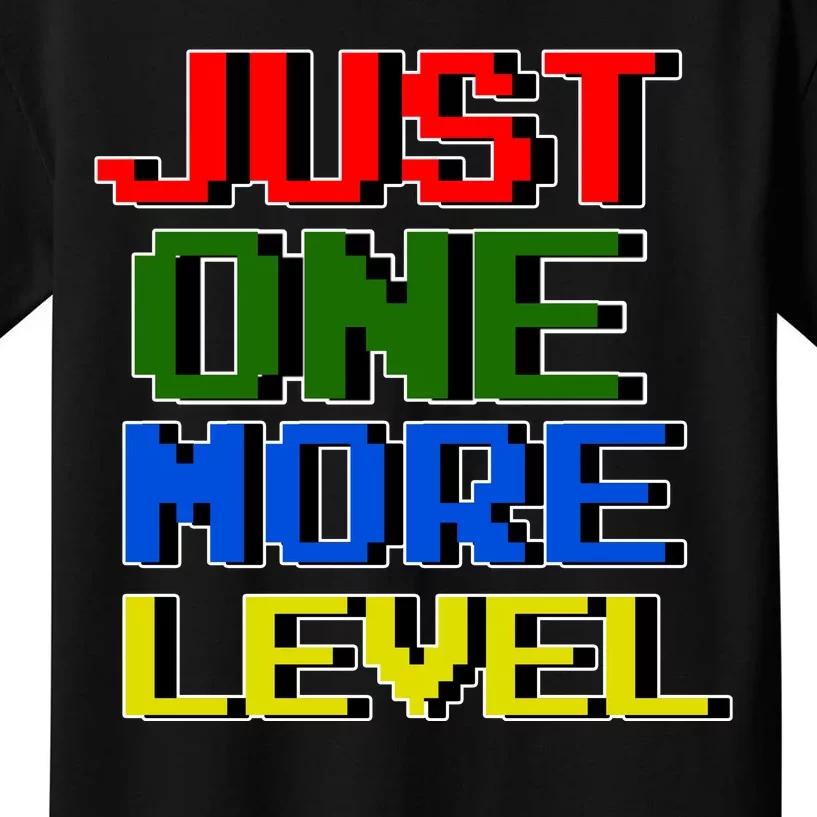 Just One More Level Funny Video Gamer Kids T-Shirt