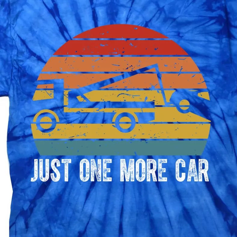 Just One More Car Funny Car Mechanic Humor Design Gift Funny Gift Tie-Dye T-Shirt