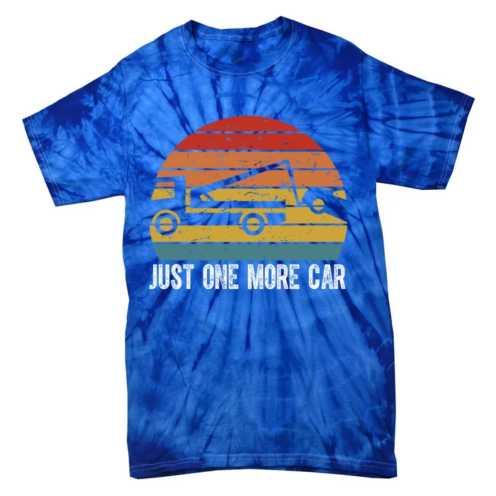 Just One More Car Funny Car Mechanic Humor Design Gift Funny Gift Tie-Dye T-Shirt