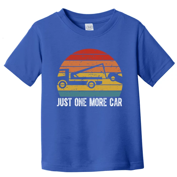 Just One More Car Funny Car Mechanic Humor Design Gift Funny Gift Toddler T-Shirt