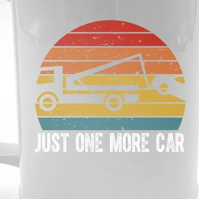 Just One More Car Funny Car Mechanic Humor Design Gift Funny Gift Front & Back Beer Stein