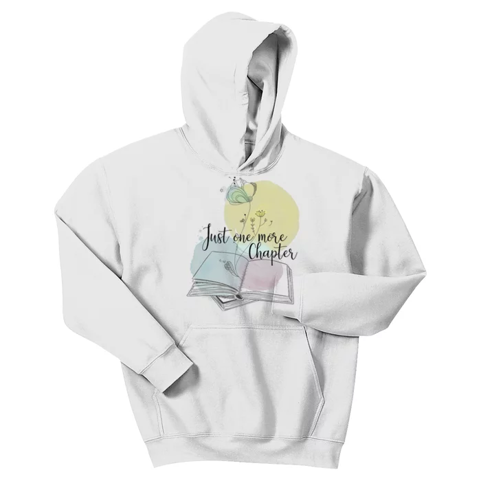 Just One More Chapter Kids Hoodie