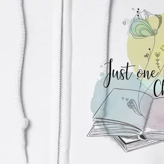 Just One More Chapter Full Zip Hoodie